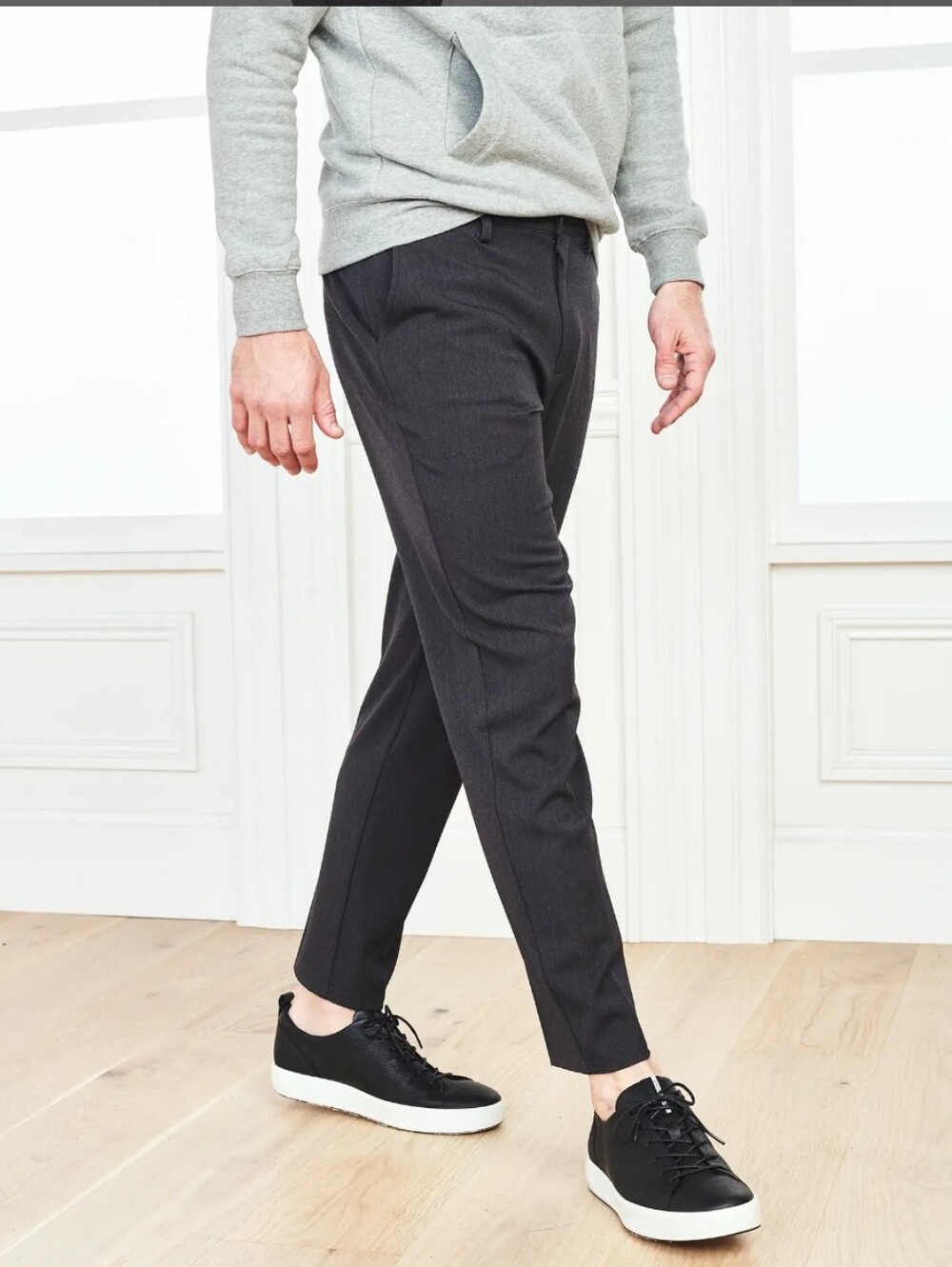 New Quince Ultra Stretch 24/7 Smart Chinos Athletic Tapered Dark Charcoal 36x30